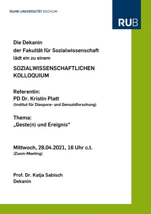 Platt: Geste(n) und Ereeignis Platt: Geste(n) und Ereeignis