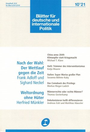 Blätter Blätter für Deutsche und Internationale Politik